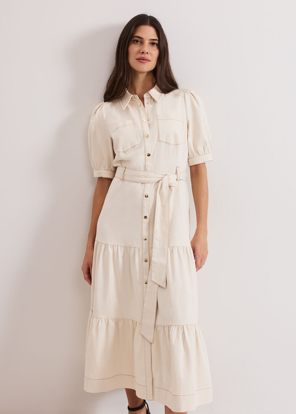 Danah Denim Dress Neutral