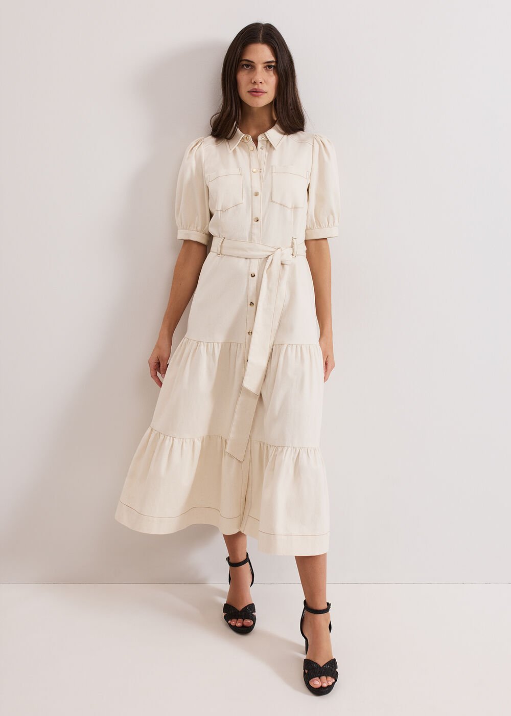Danah Denim Dress Neutral