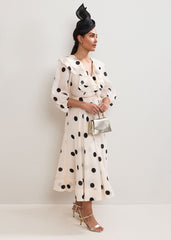 Petite Jaqlyn Dress Cream