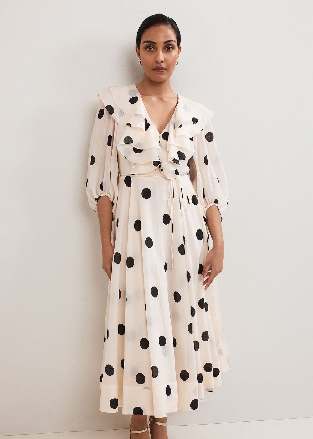 Petite Jaqlyn Dress Cream