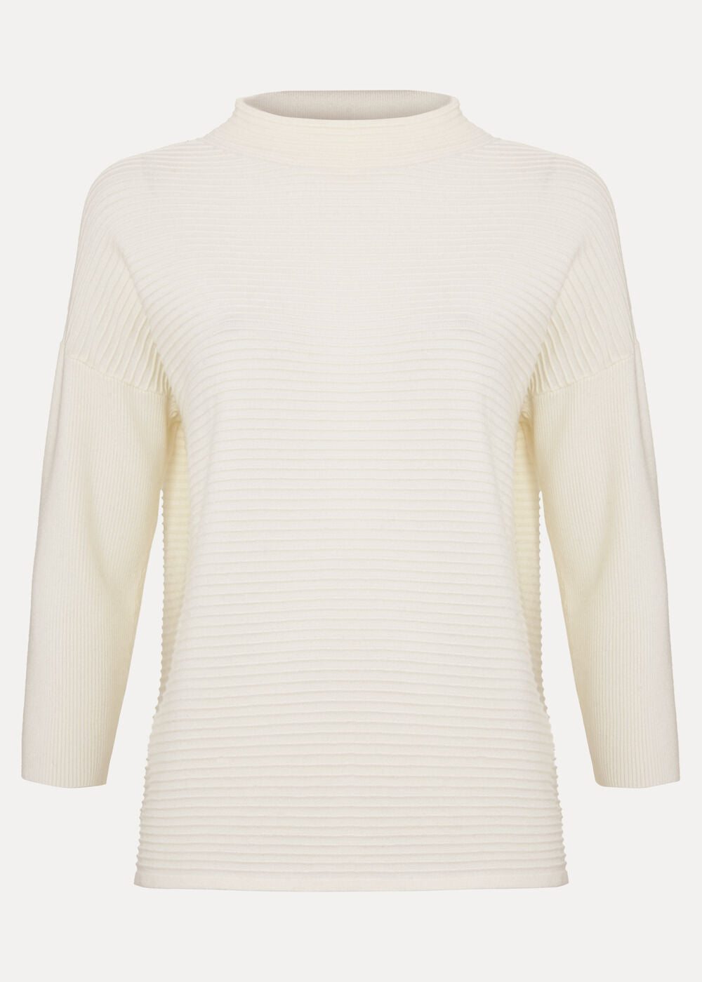 Elise Ripple Jumper Ivory