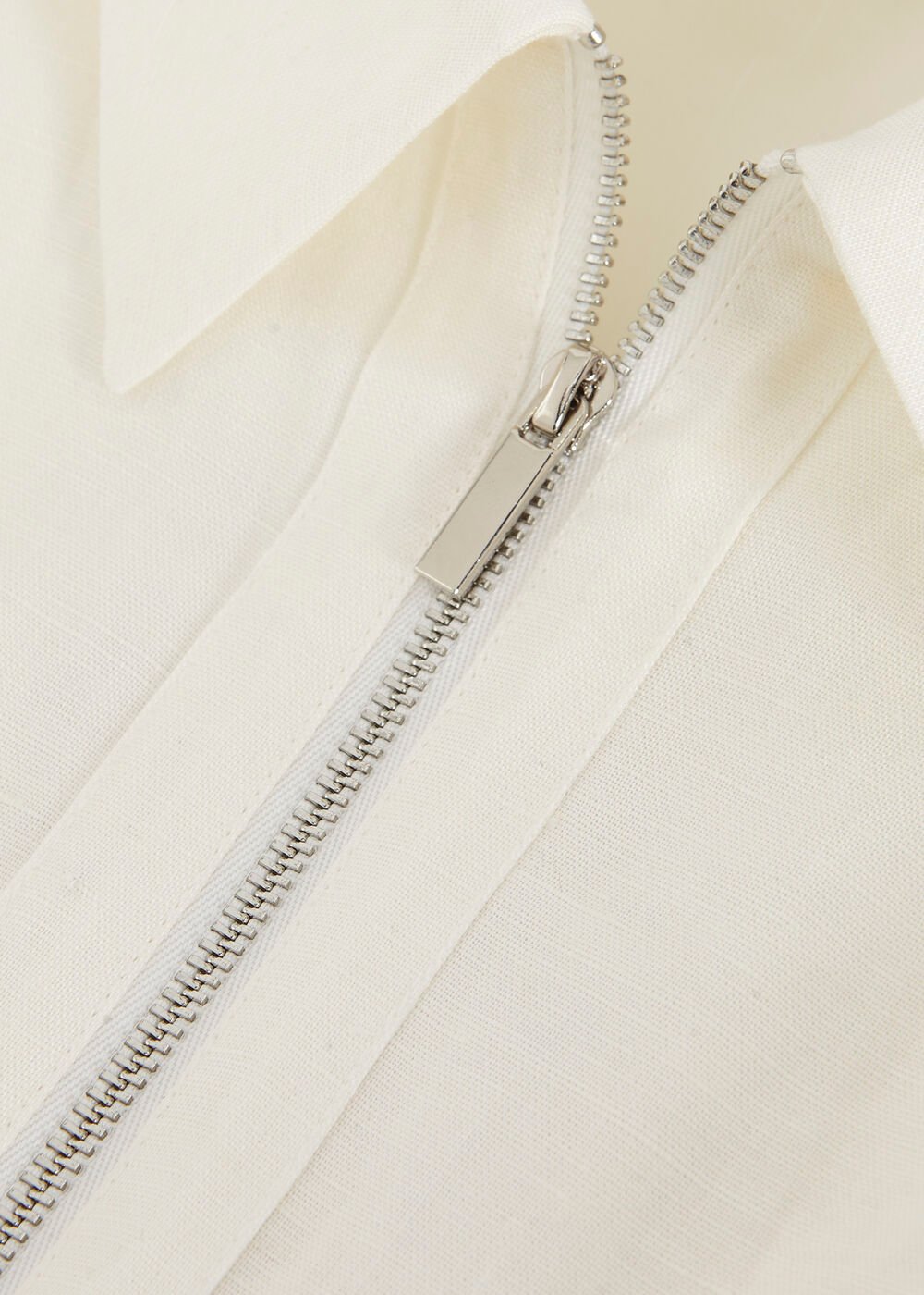 Carlotta Linen Dress White