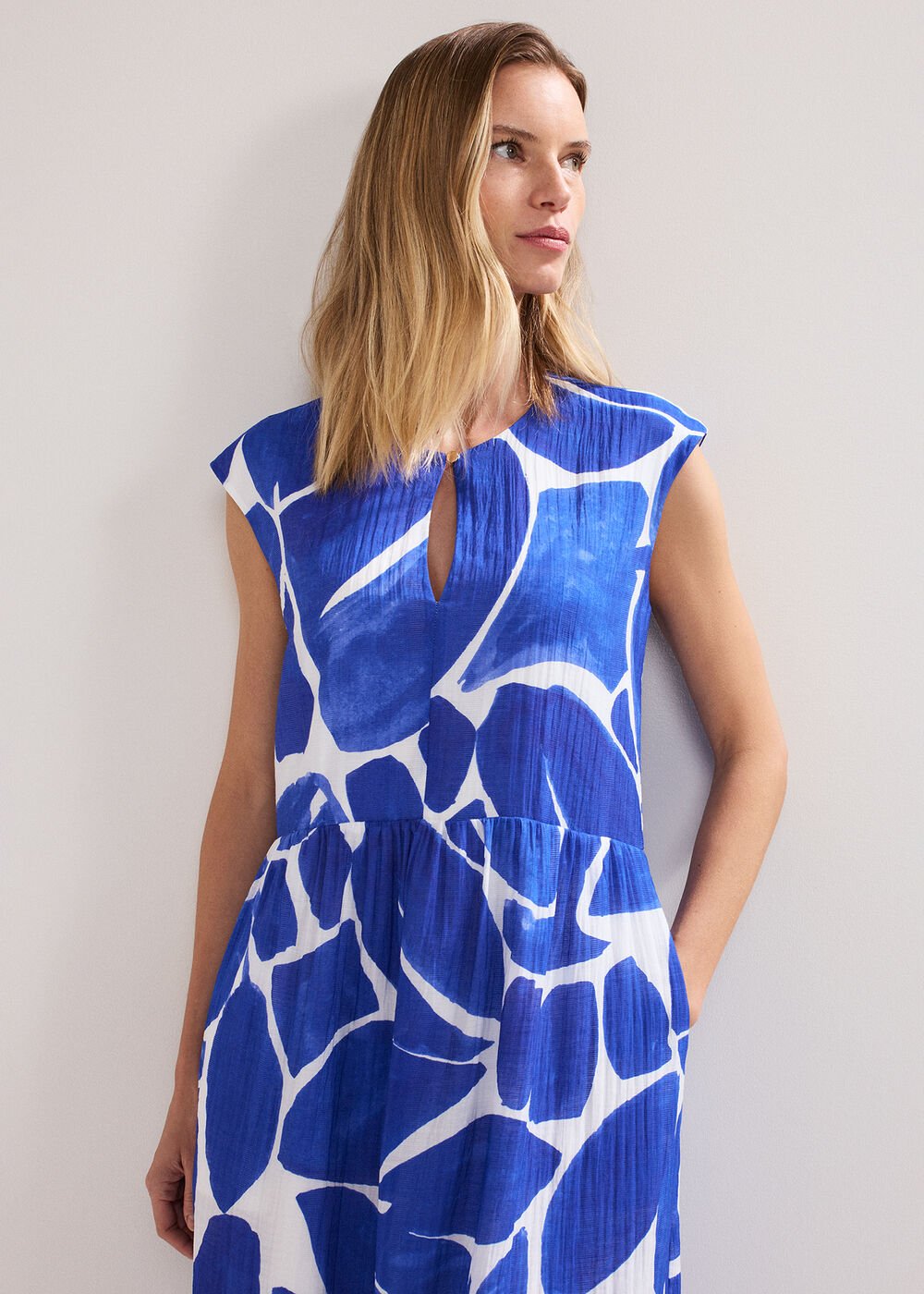 Talah Midaxi Dress Blue