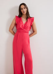 Ayla Ruffle Jumpsuit Pink