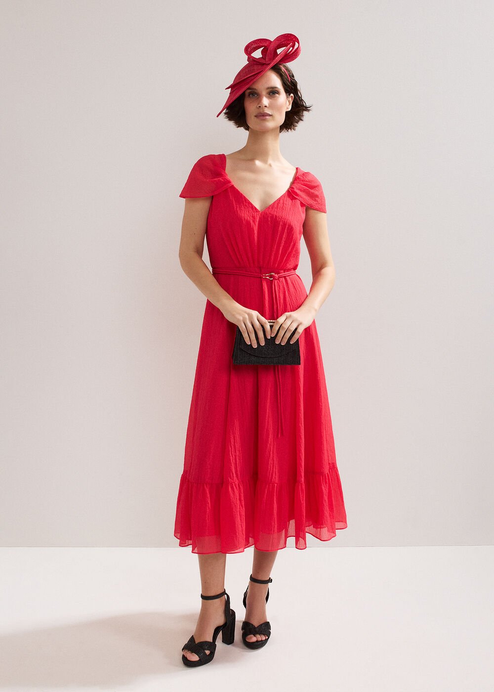 Jen Pink Midi Dress Pink