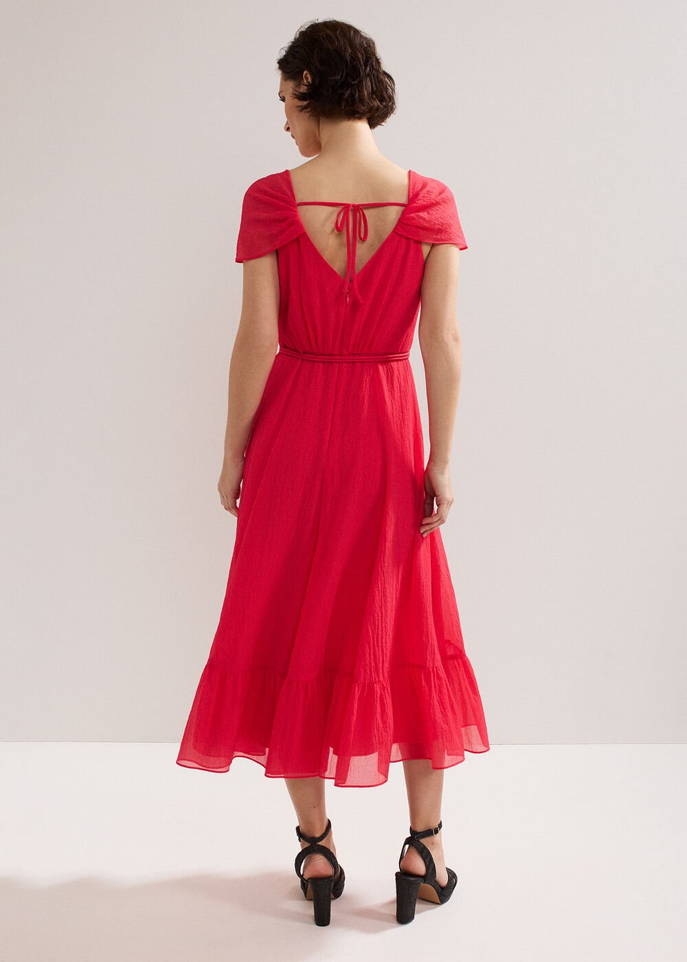 Jen Pink Midi Dress Pink