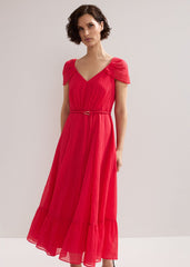 Jen Pink Midi Dress Pink
