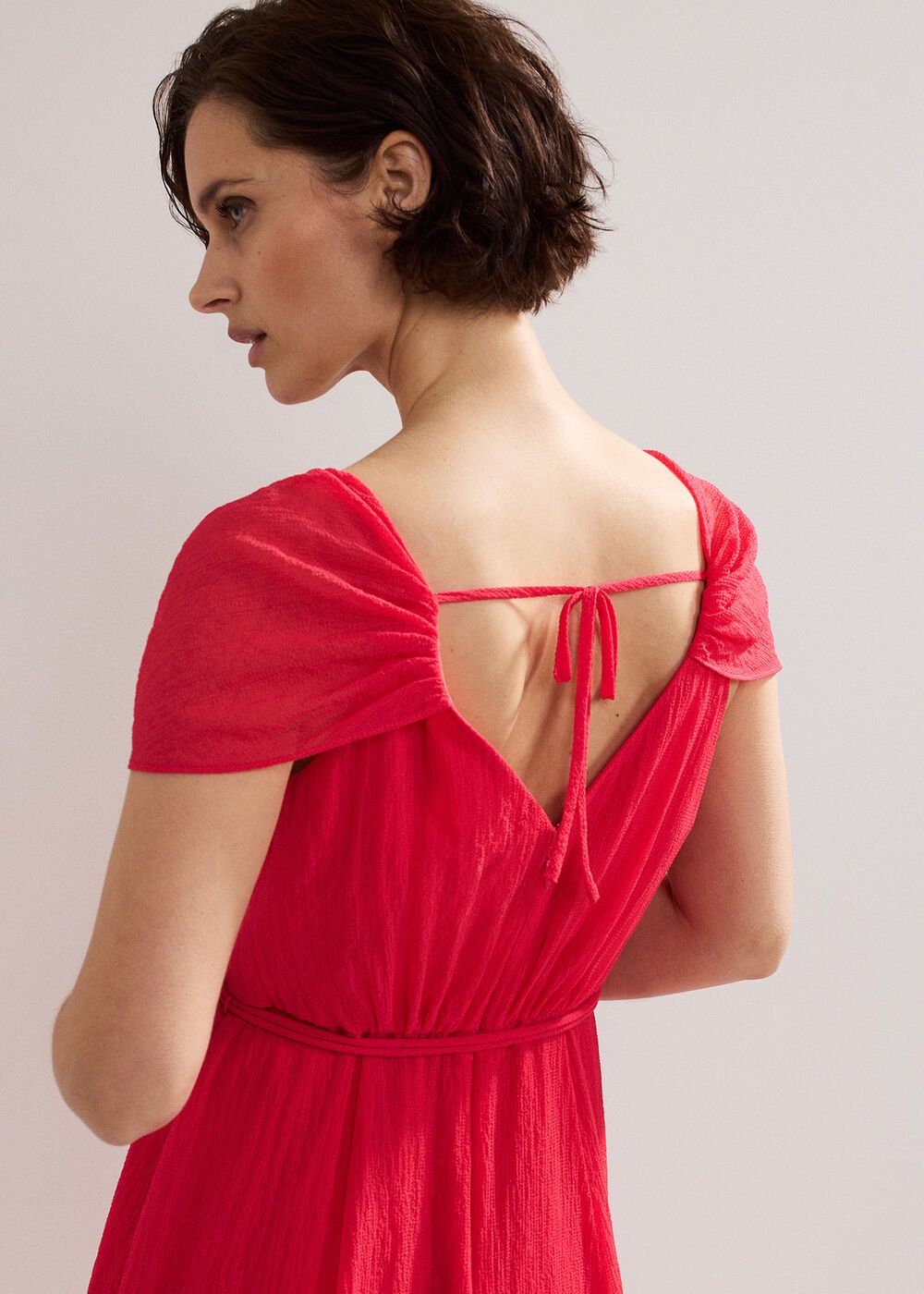 Jen Pink Midi Dress Pink