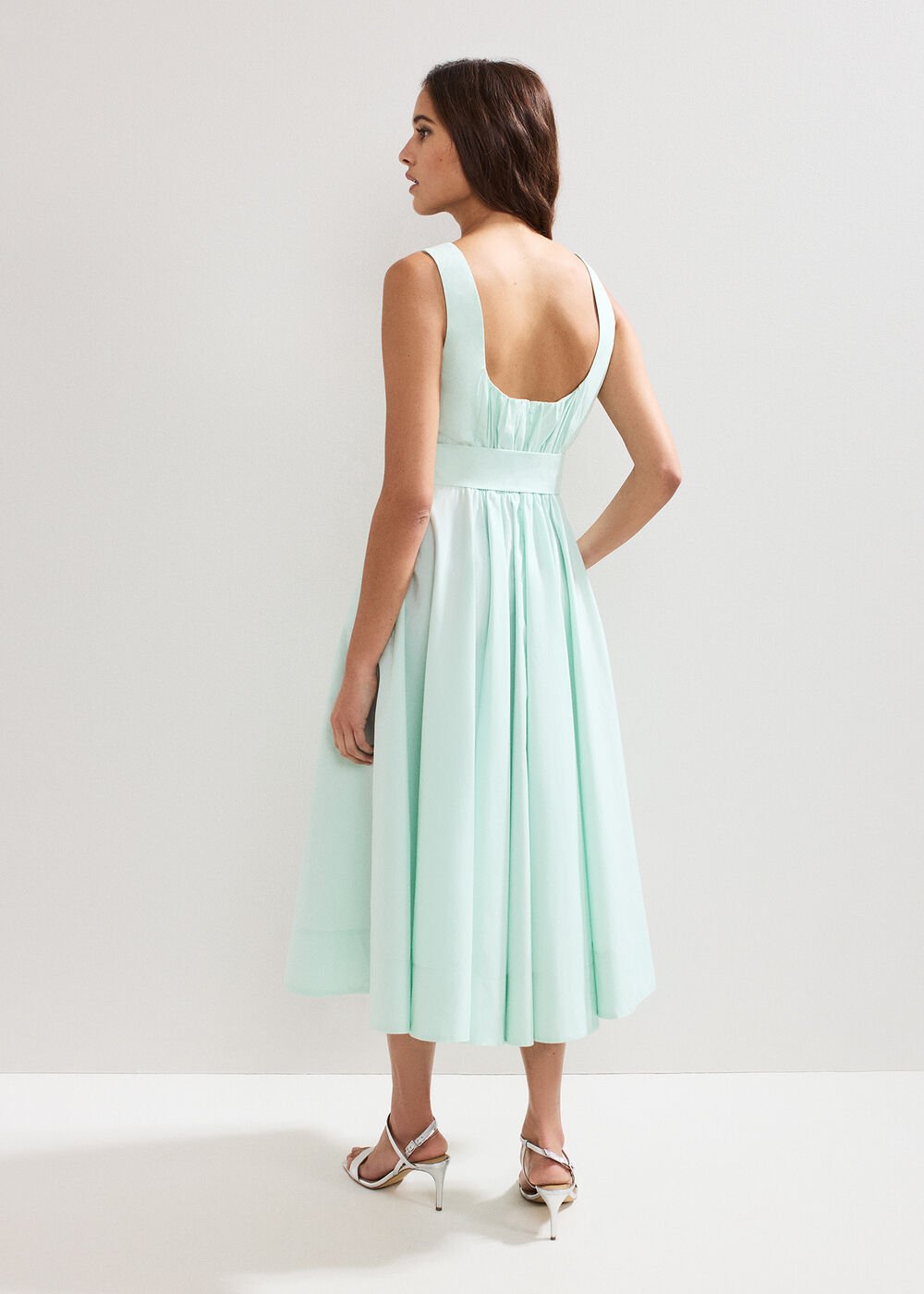 Melinda Midi Dress Pale Green
