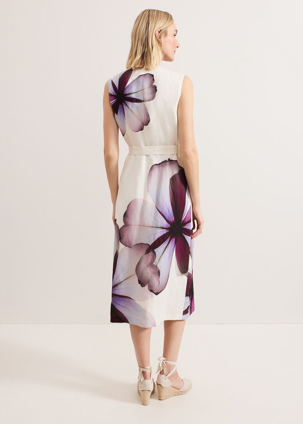 Nina Linen Dress Ivory