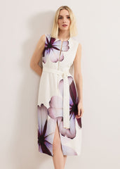 Nina Linen Dress Ivory