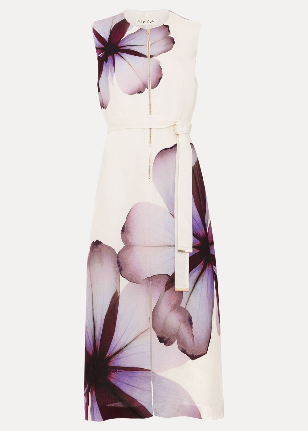 Nina Linen Dress Ivory