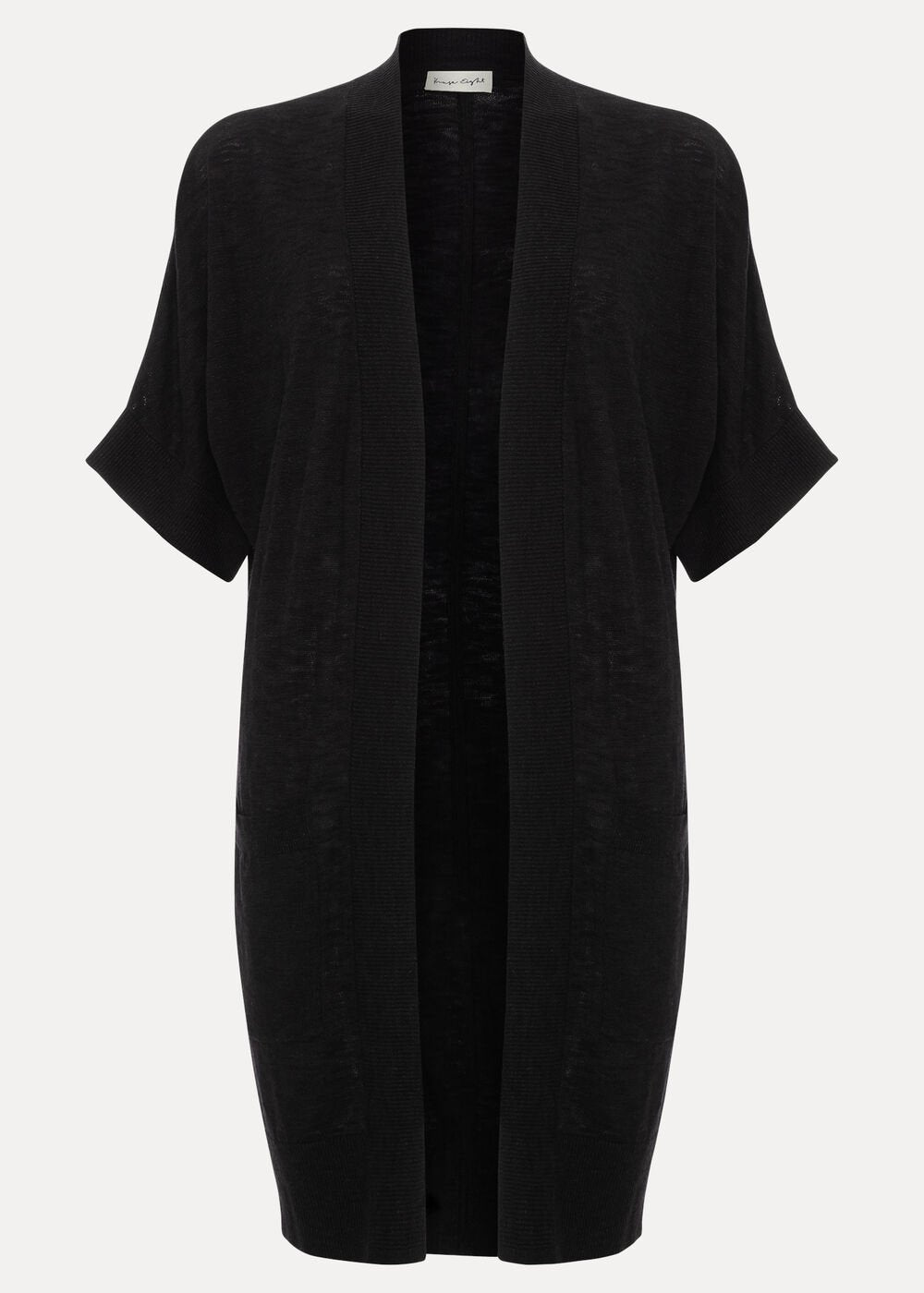 Elma Longline Cardi Black