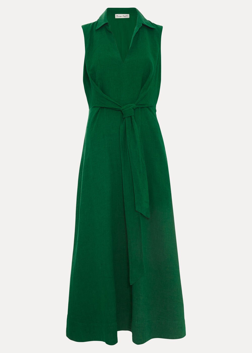 Becky Tie Dress Green