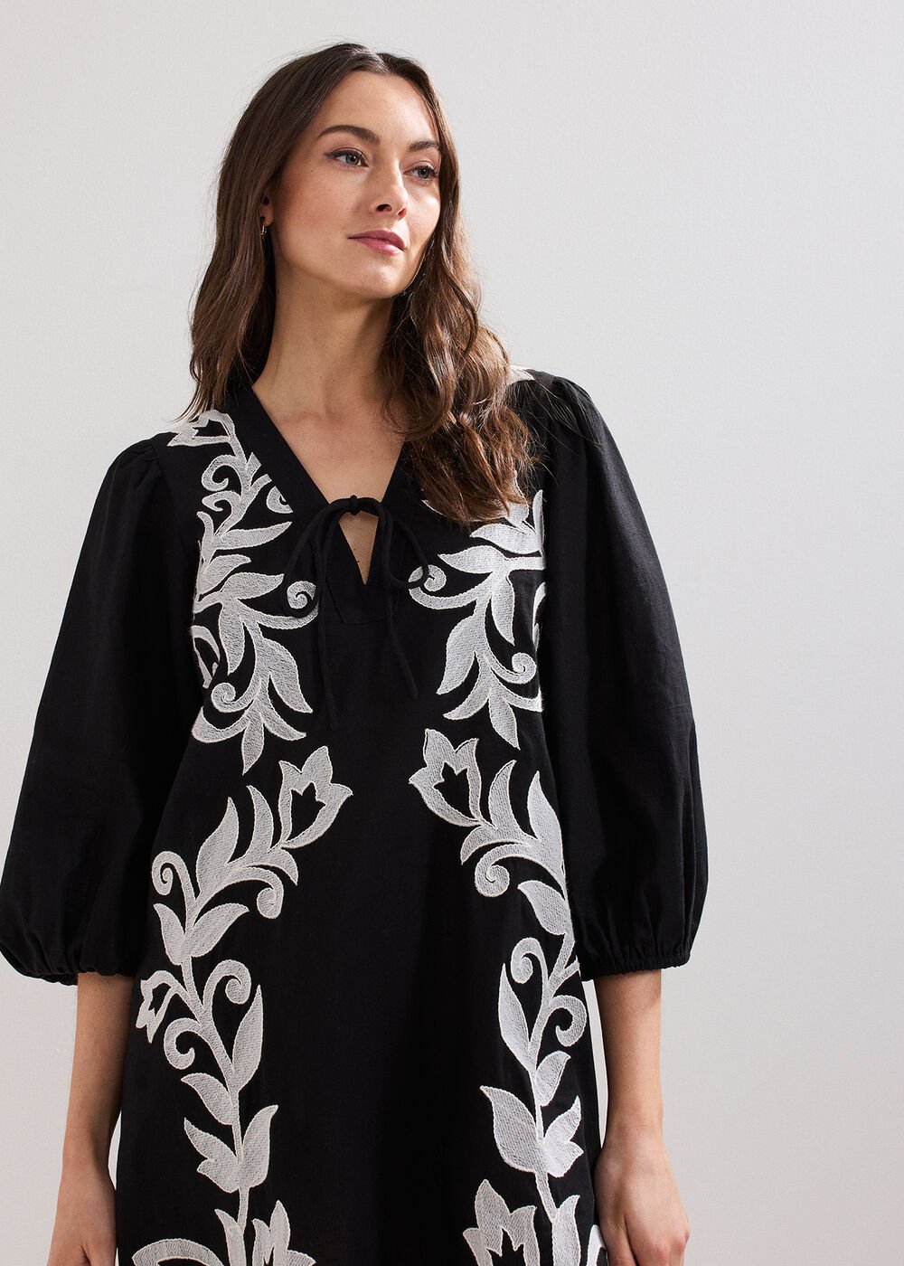 Bettie Tunic Dress Black Multi