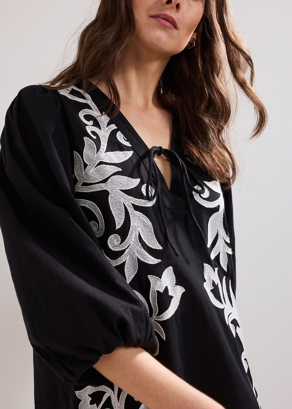 Bettie Tunic Dress Black Multi