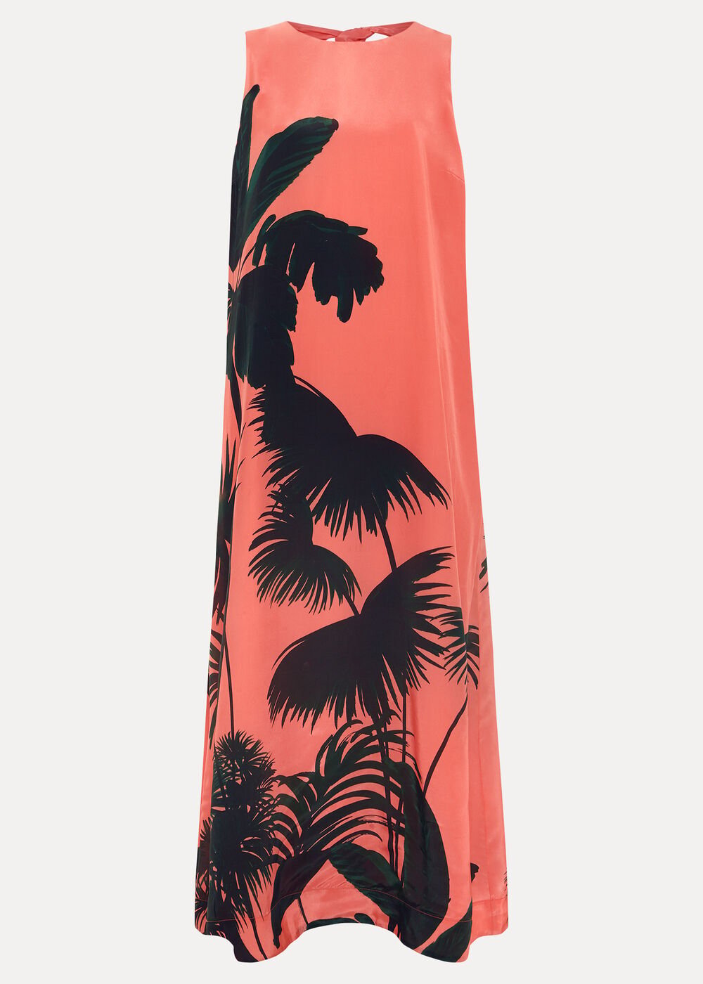 Leila Palm Dress Coral