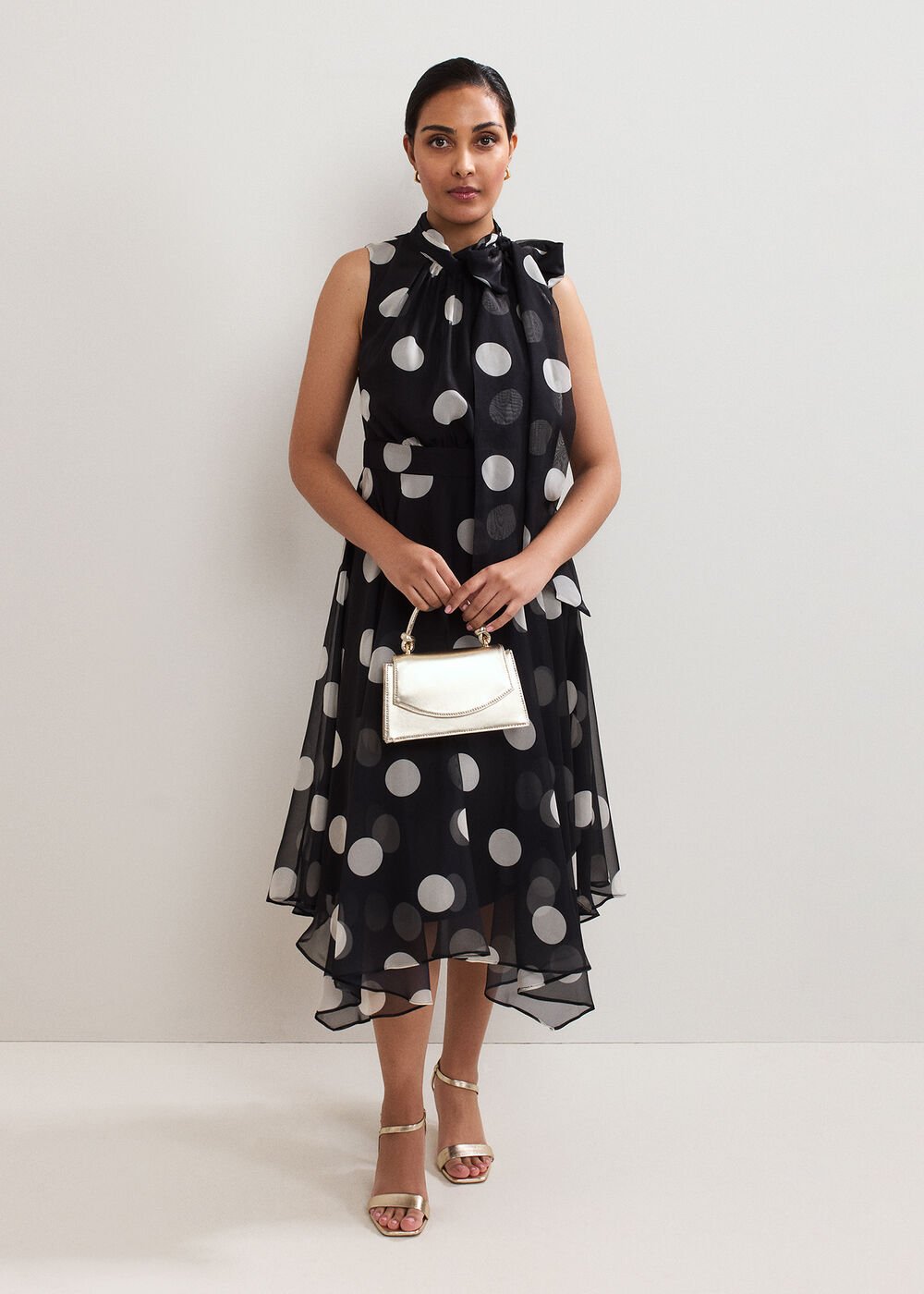 Petite Lucinda Dress Black Multi
