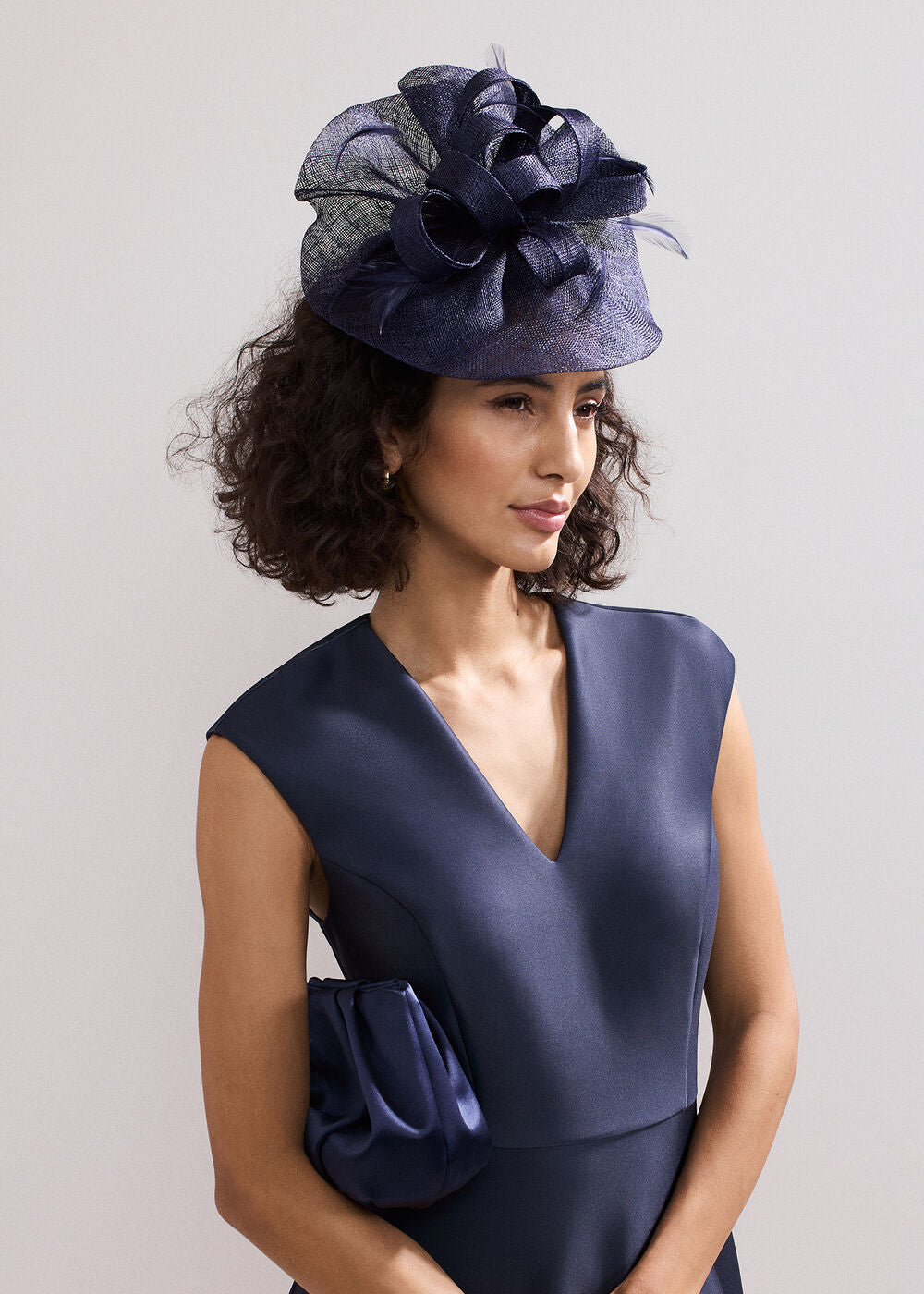 Freeform Fascinators Navy