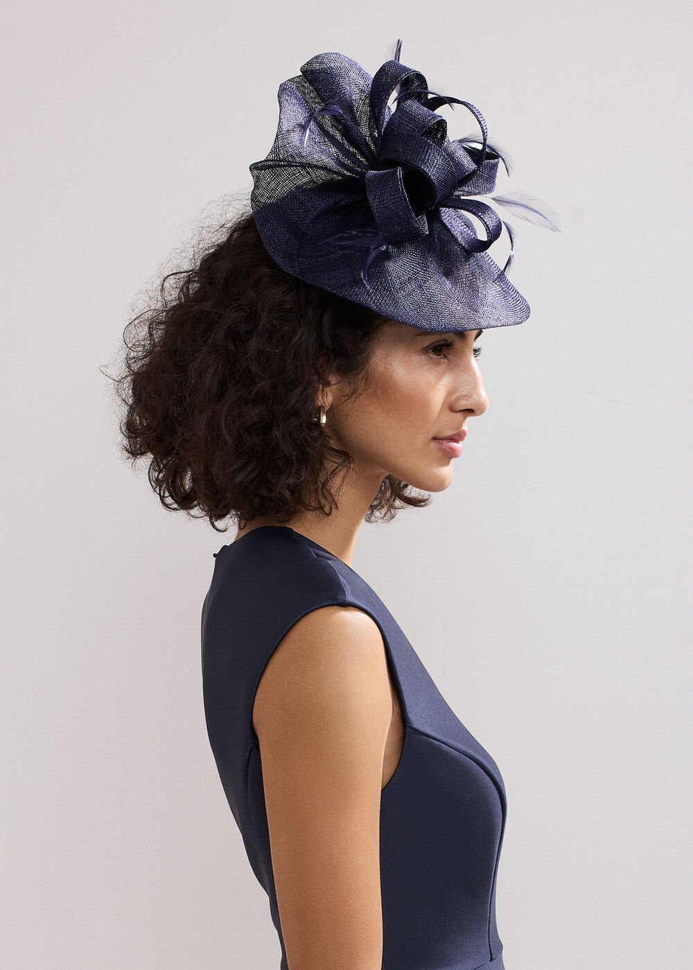 Freeform Fascinators Navy