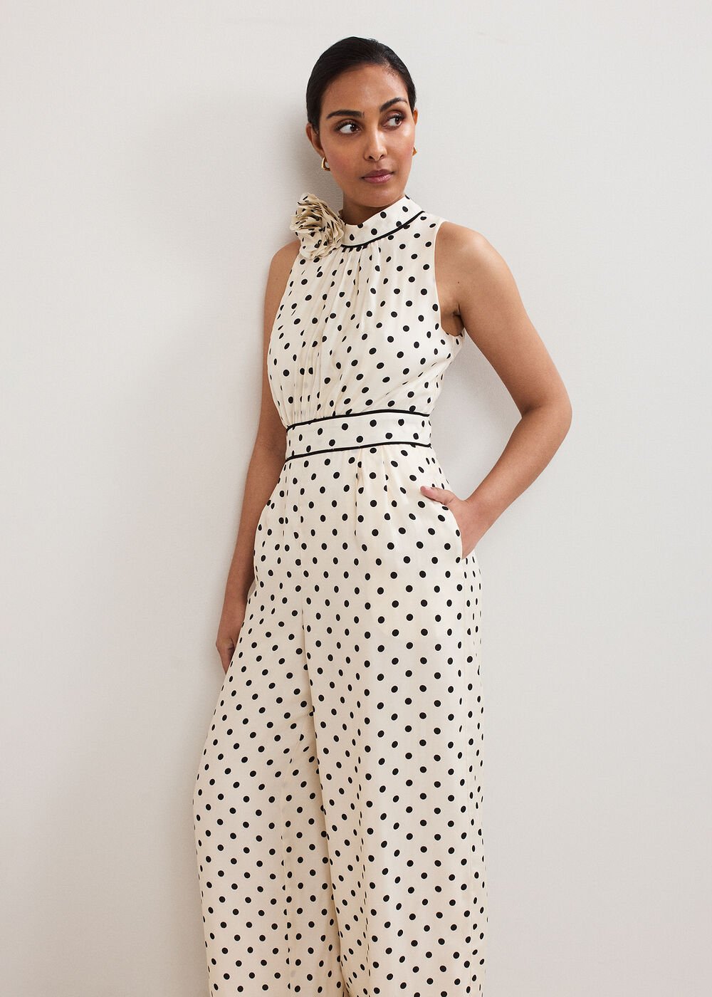 Petite Marilee Jumpsuit Ivory