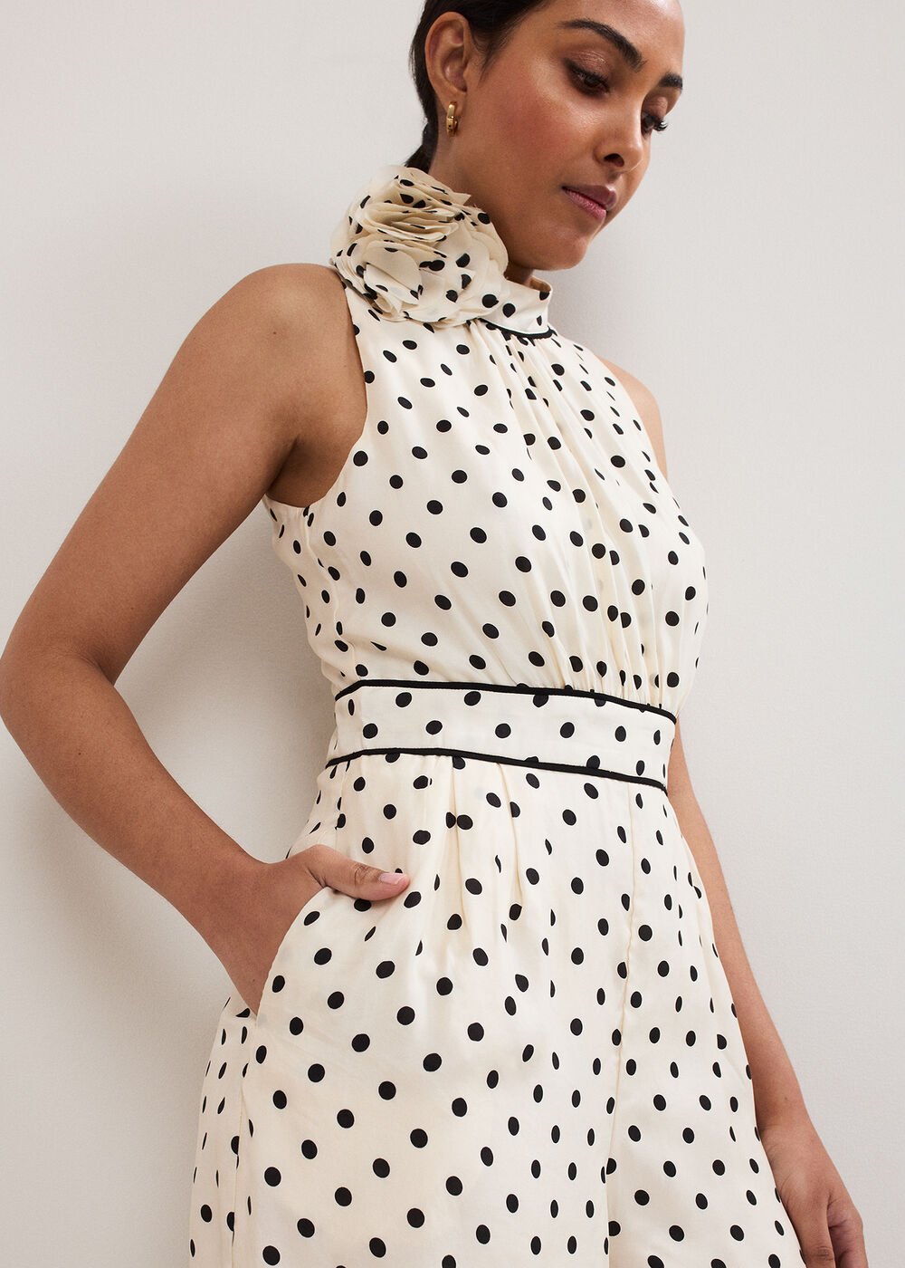 Petite Marilee Jumpsuit Ivory