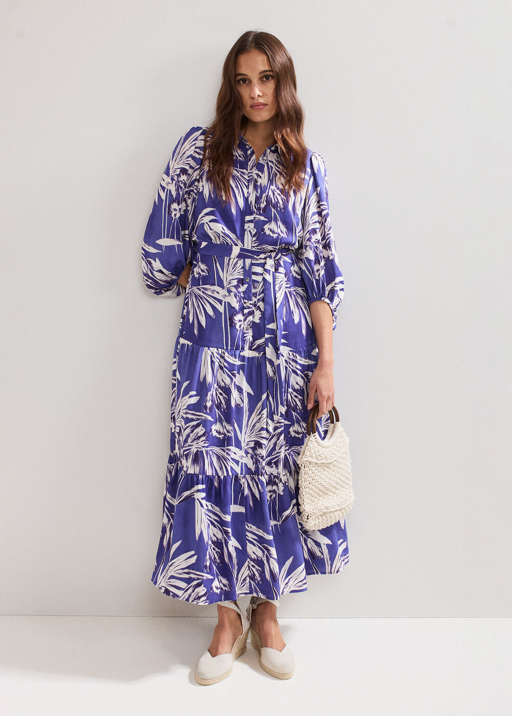 Coralie Shirt Dress Blue