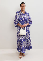 Petite Coralie Dress Blue