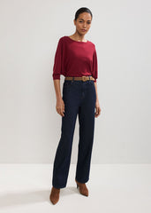 Cristine Knit Top Red