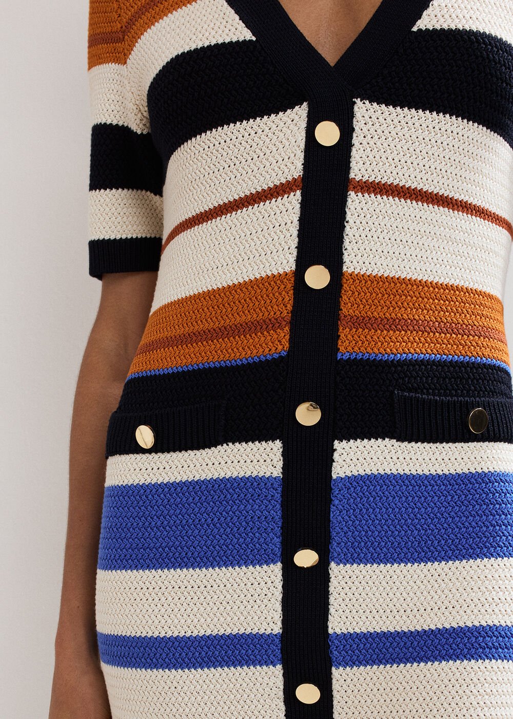 Bridget Stripe Dress Multi-Coloured