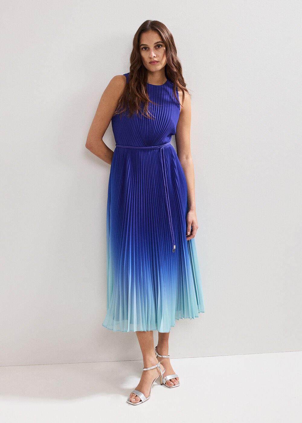 Simara Ombre Dress Blue