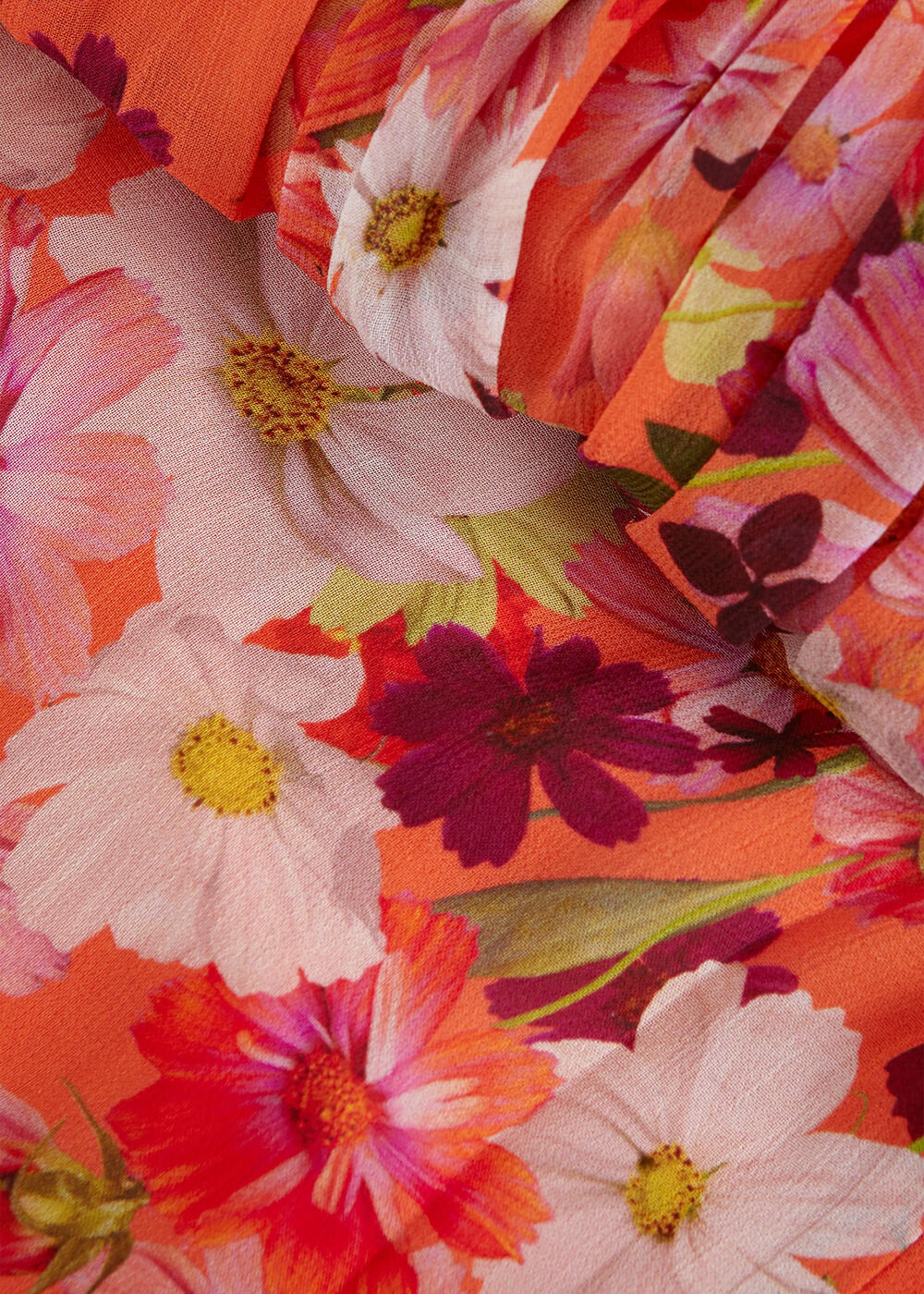 Zelah Floral Dress Orange