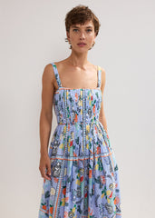 Hariett Cotton Dress Pale Blue