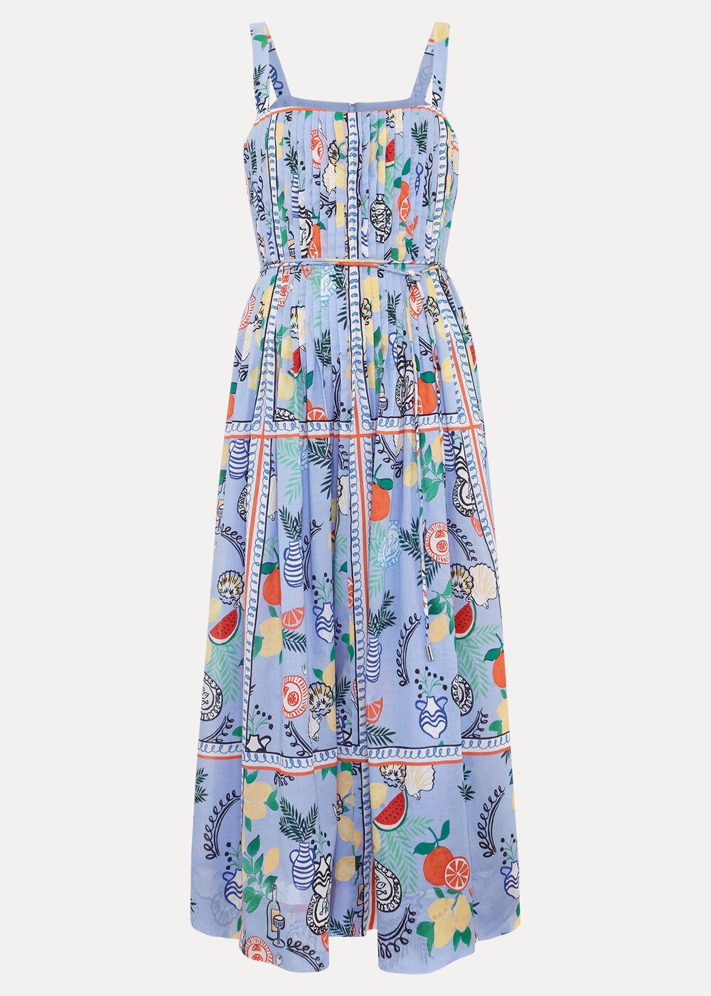 Hariett Cotton Dress Pale Blue