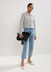 Neave Stripe Jacket Navy/Ivory