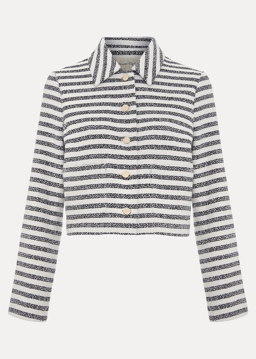 Neave Stripe Jacket Navy/Ivory