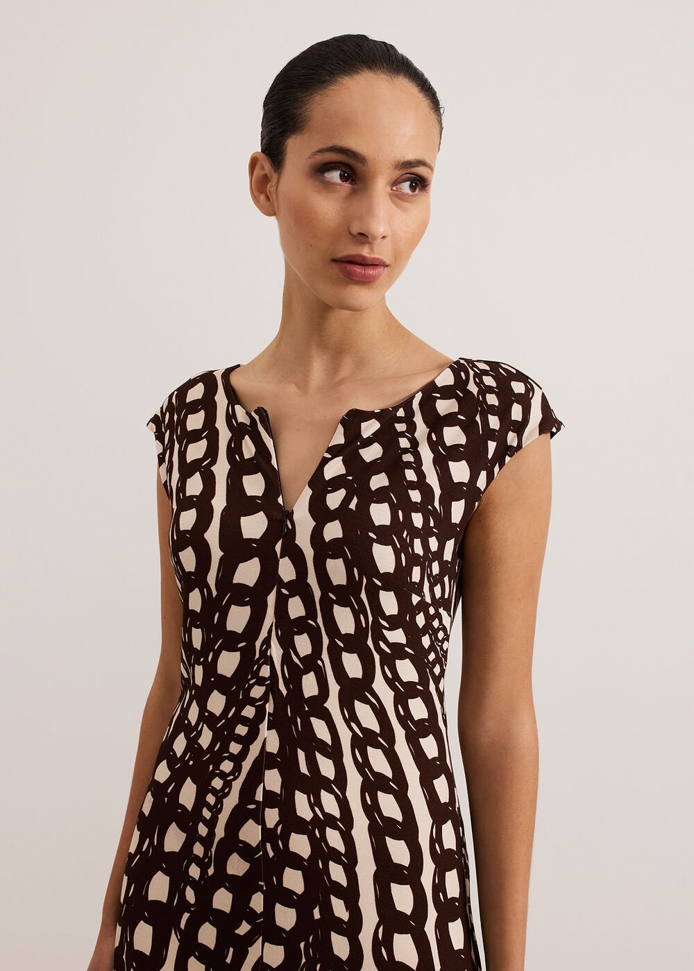 Kristy Midaxi Dress Brown