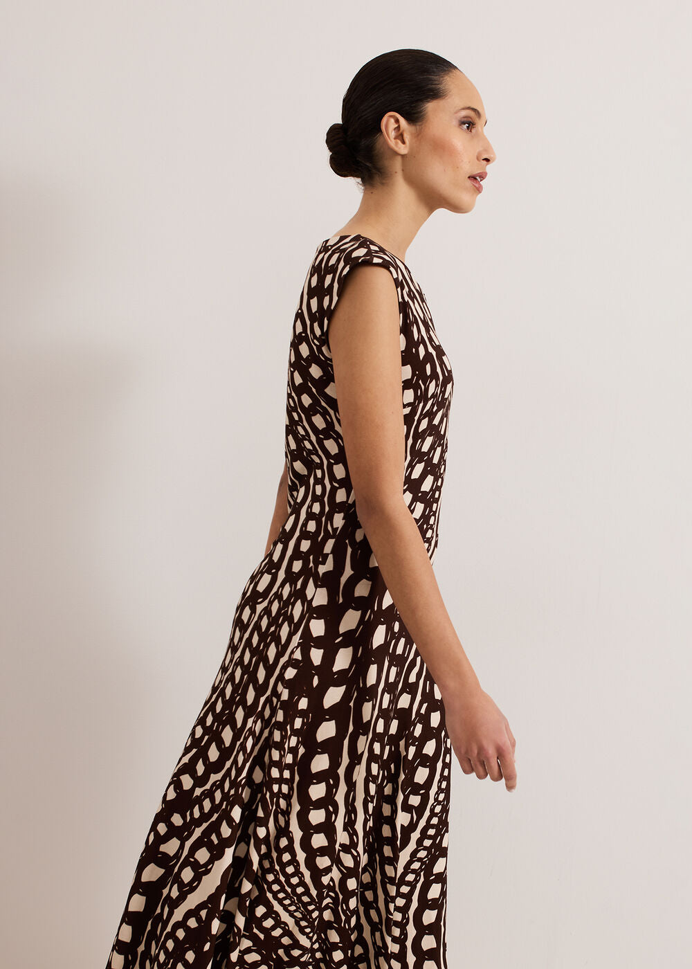 Kristy Midaxi Dress Brown
