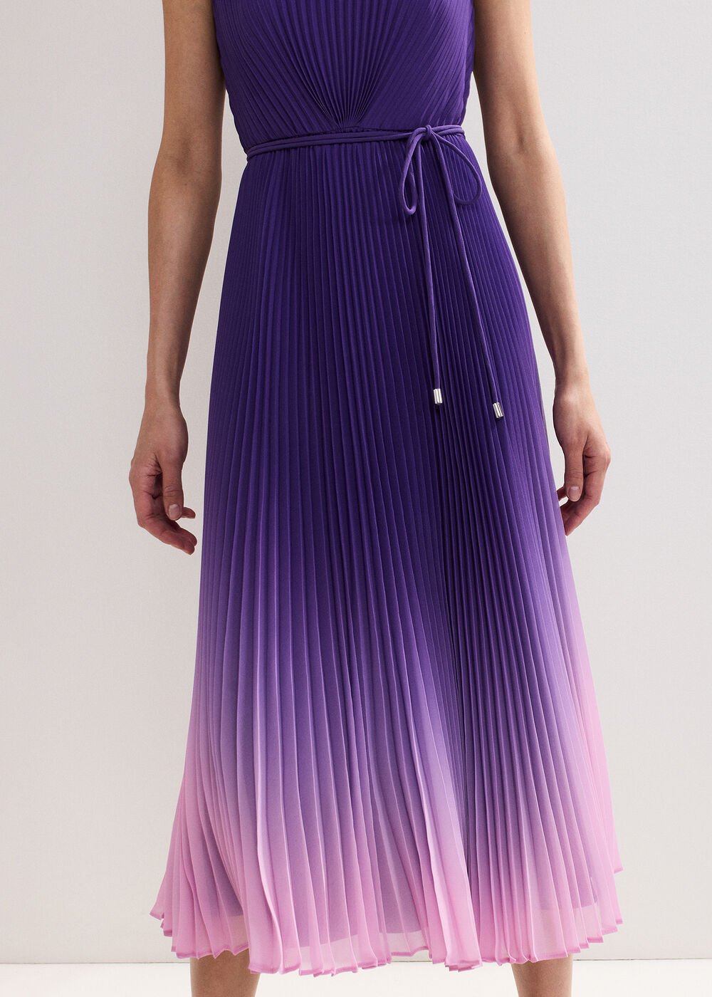 Simara Ombre Midi Dress Purple