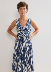 Artemis Dress Navy/Ivory