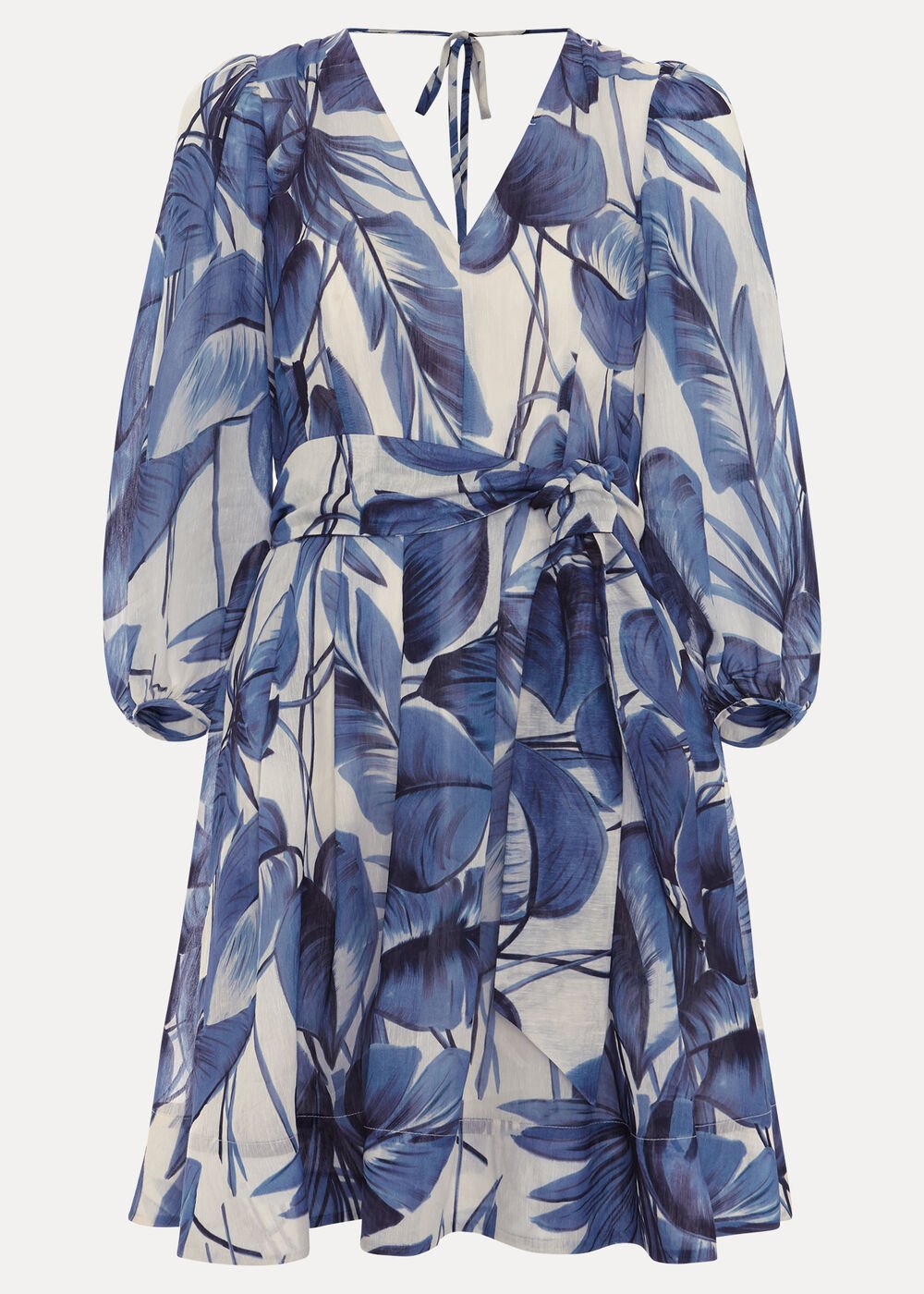 Kaya Printed Dress Blue