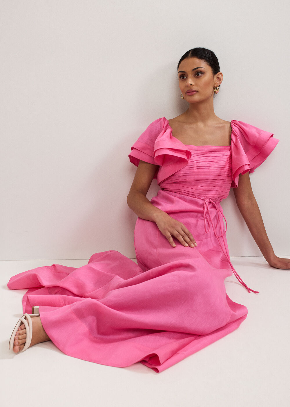 Rhianna Midi Dress Pink