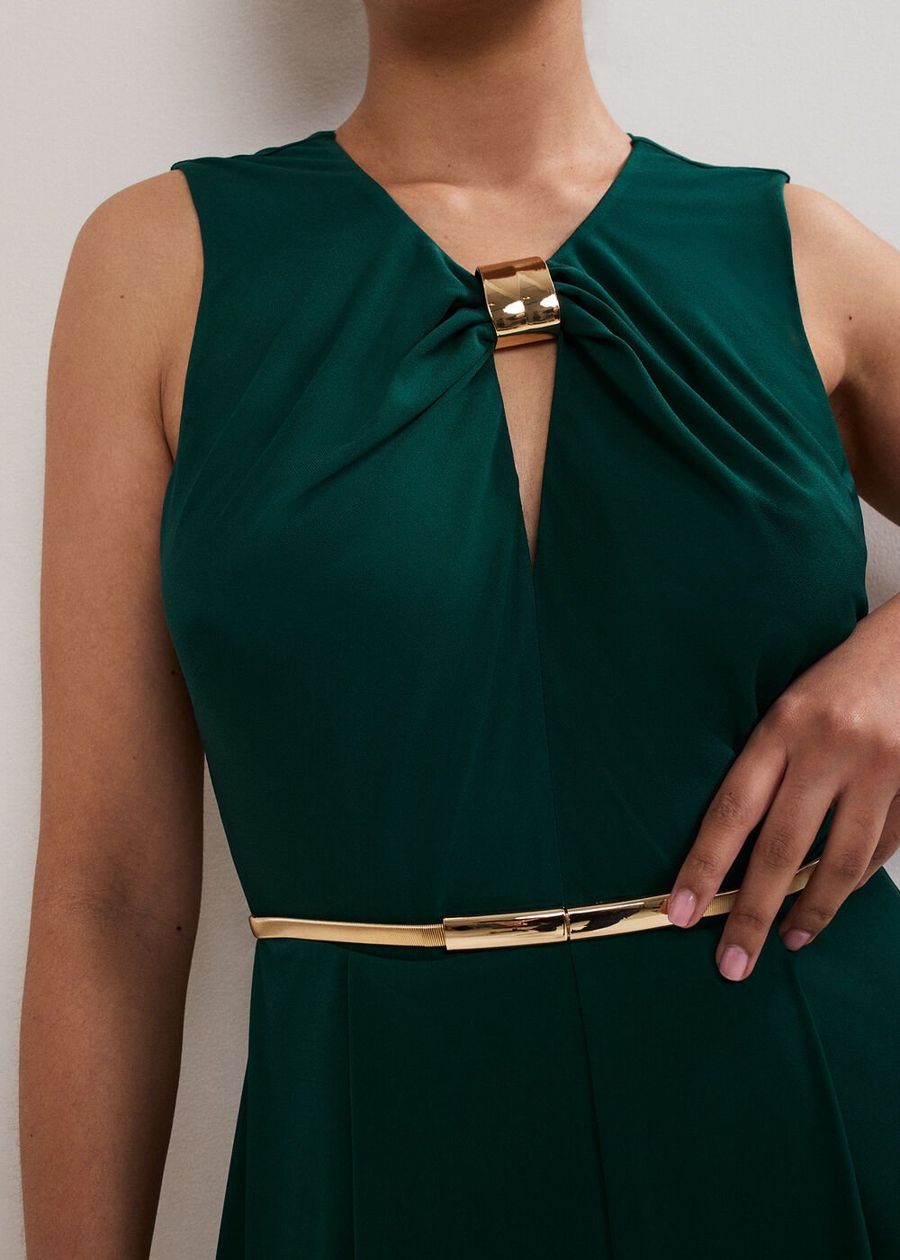 Petite Alinda Jumpsuit Teal