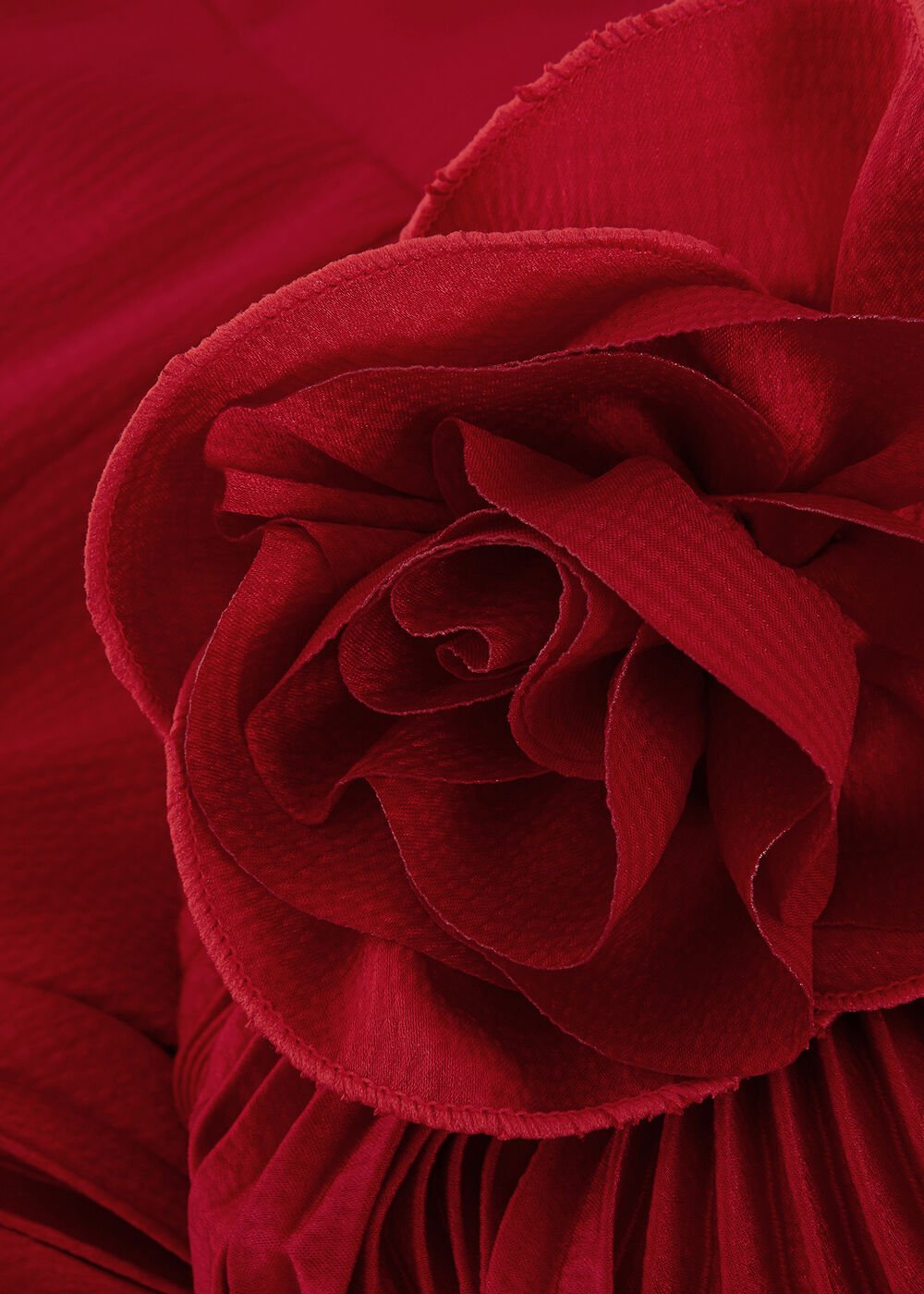 Emlyn Pleated Dress Red