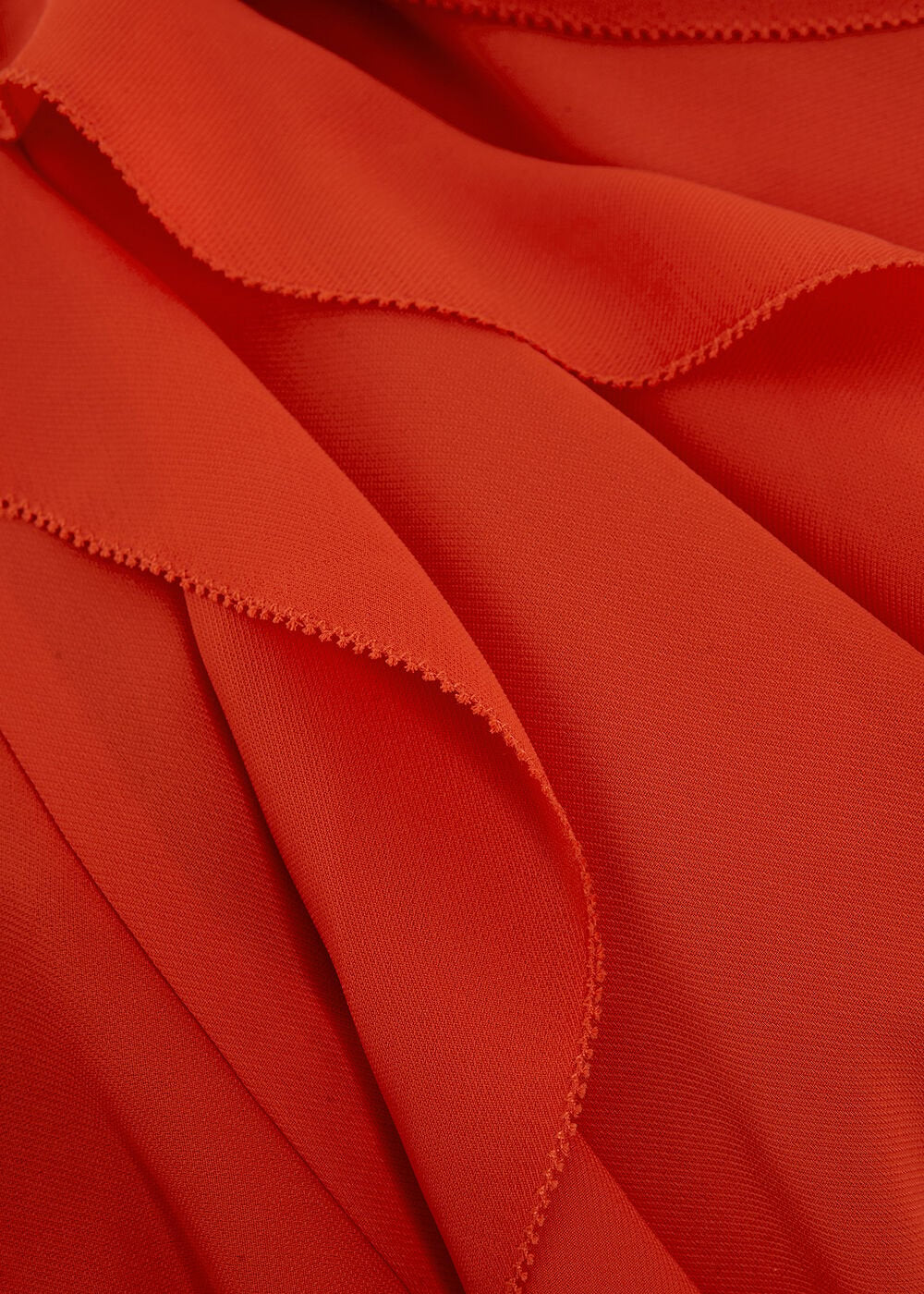Lianah Ruffle Maxi Dress Orange