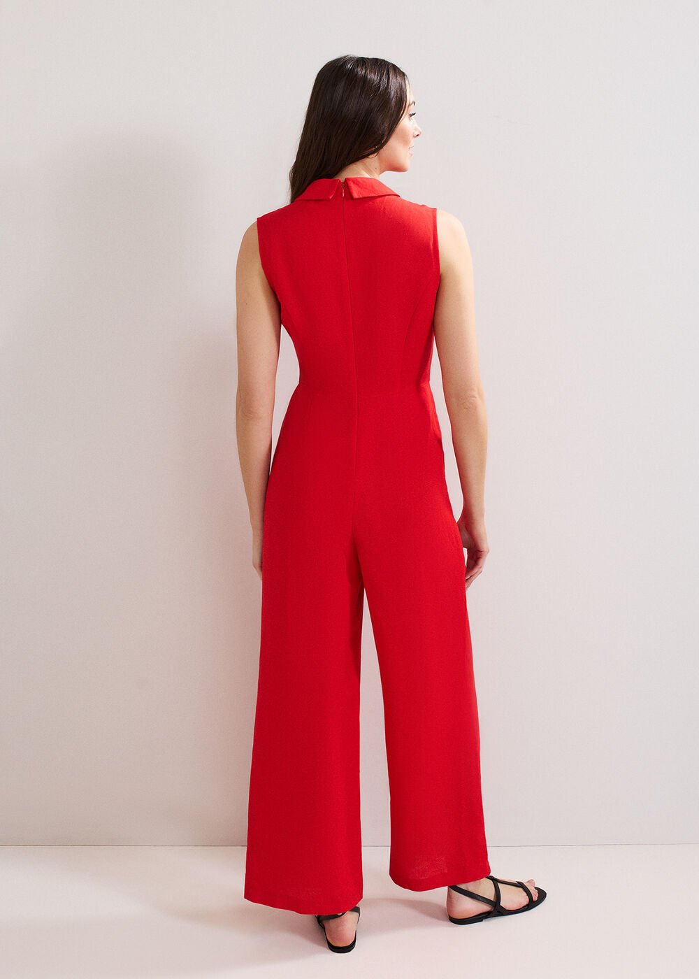 Becky Tie Front Jump Red