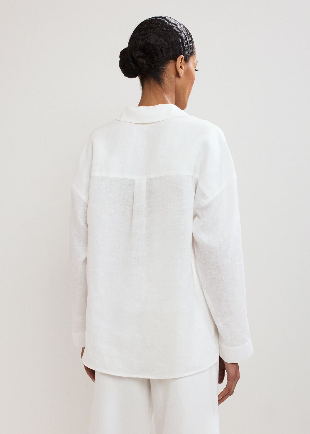 Arla Linen Shirt White