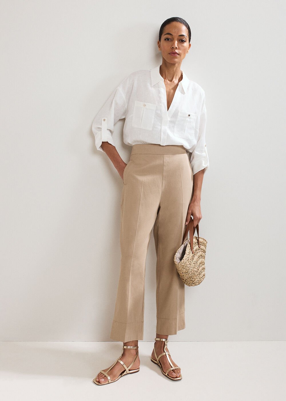 Arla Linen Shirt White