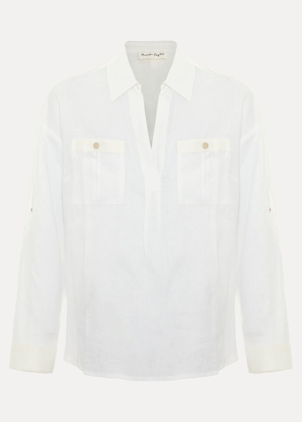 Arla Linen Shirt White