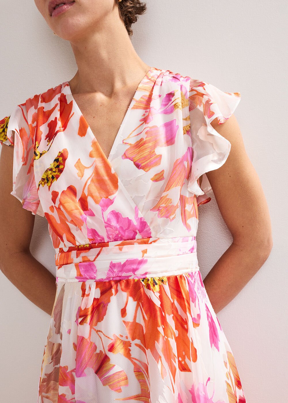 Liana Burnout Dress Multi